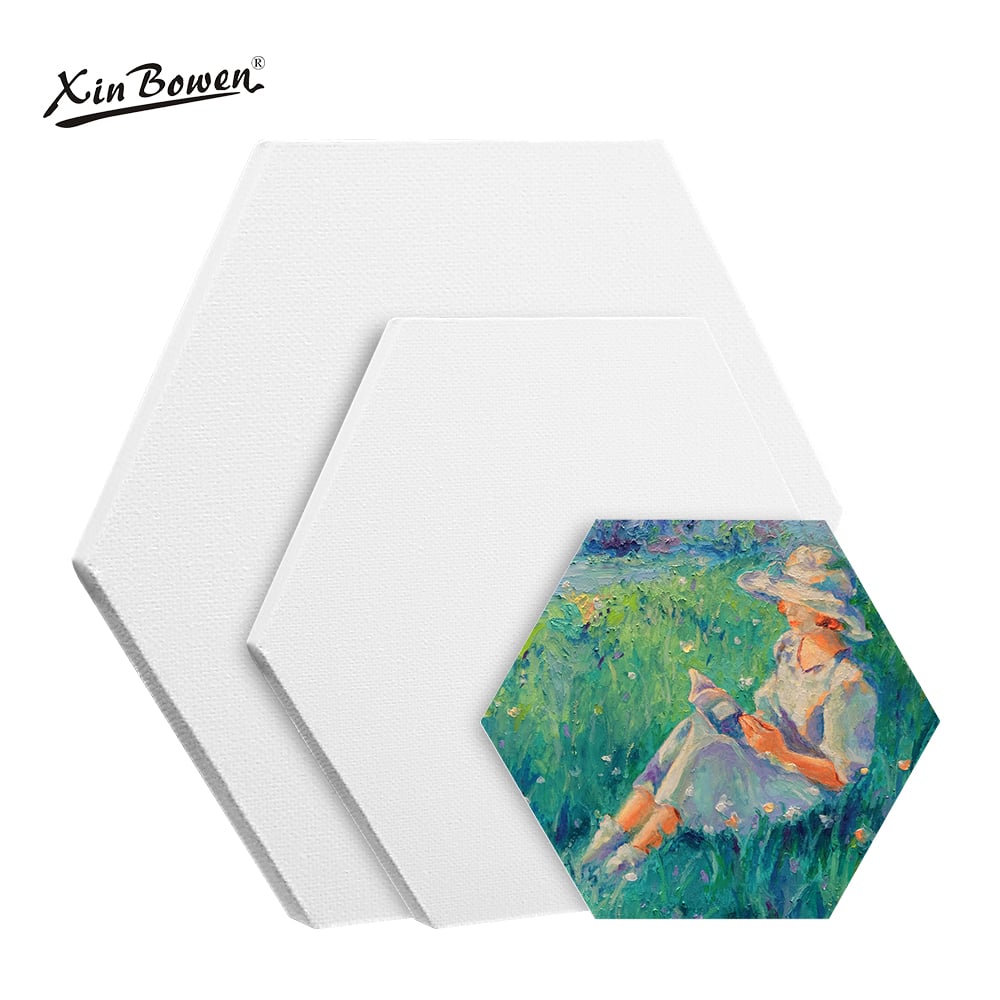 Special Shape Hexagon Oil Acrylic Painting Canvas Frame