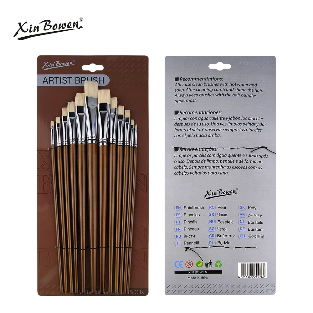 579 Goat Hair Professional Grade Paint Brush With Original Wooden Pole