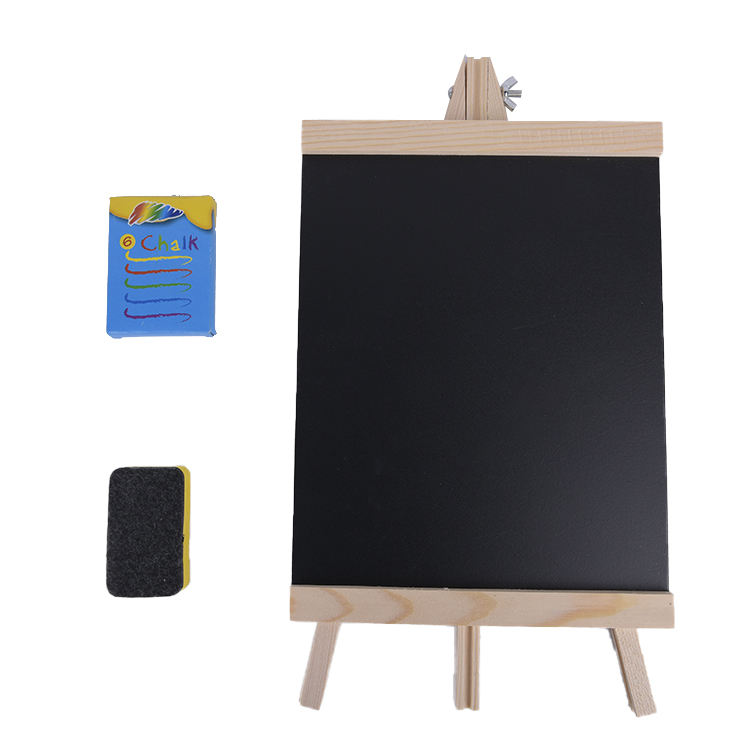 Wooden Drawing Smart Blackboard Easel with Chalk and Eraser