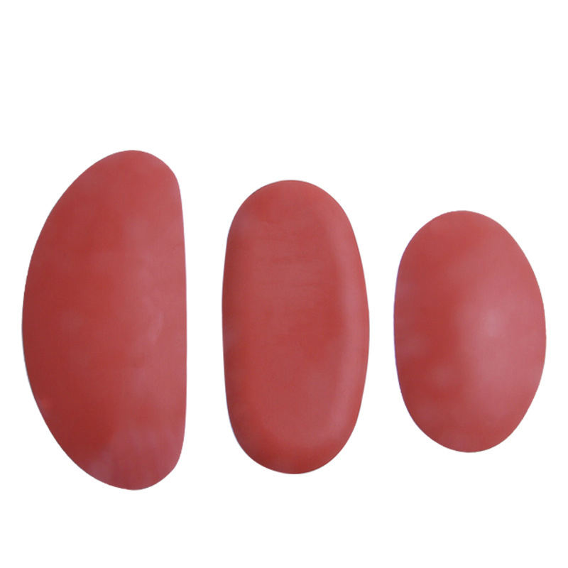 Polymer Clay Tools: 3 Pcs Red Silicone Scraper Sets