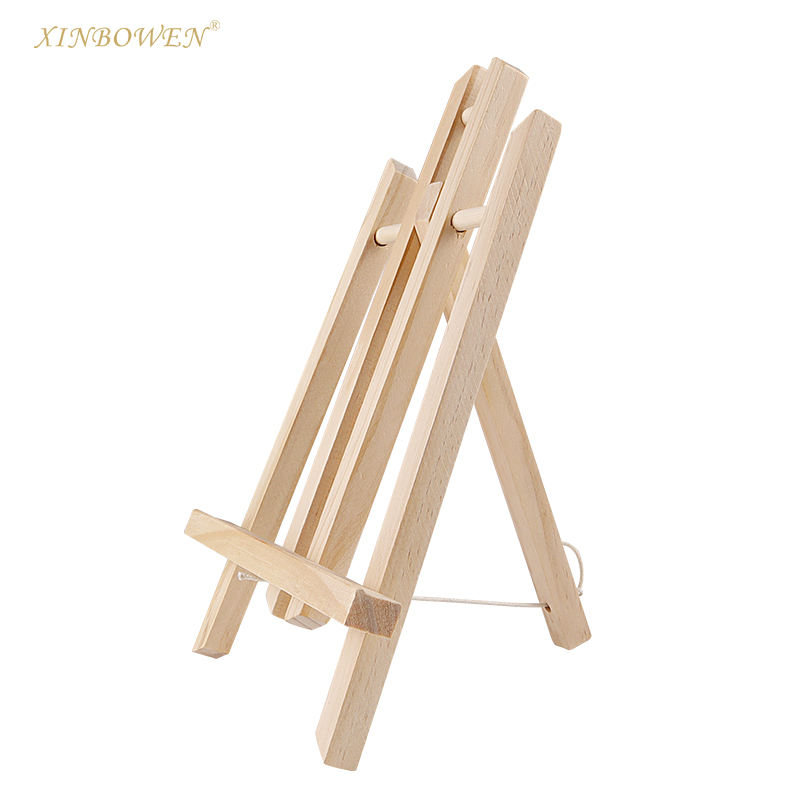 Solid Wooden Table & Standing Easel for Display Painting